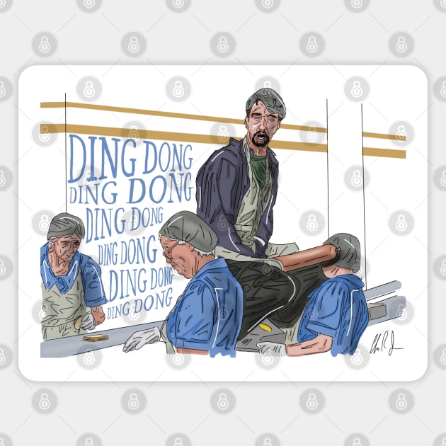 Freddy Got Fingered: Ding Dong Magnet by 51Deesigns
